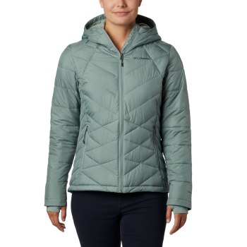 Columbia Heavenly Hooded, Chamarras Verdes Claro Para Mujer | 507429-HWN